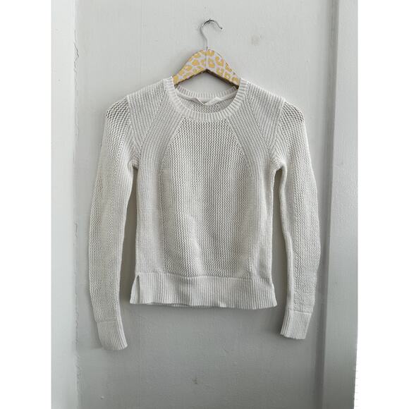Athleta Women's White Crewneck Sweater | Size XS - Picture 1 of 4